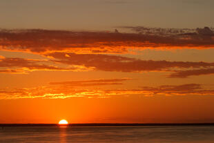 Sonnenuntergang in Mosambik
