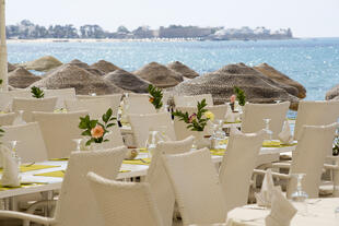 Terrasse am Strand 