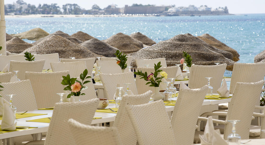 Terrasse am Strand 