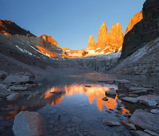 Sonnenaufgang im Nationalpark