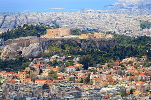 Blick über Athen