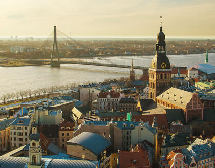 Riga am Abend