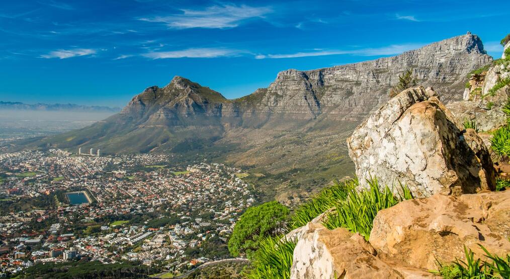 Tafelberg in Kapstadt, Südafrika