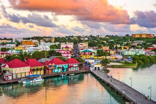 Hafen in Antigua