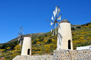 Windmühlen auf der Lassithi Hochebene