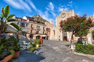 Platz in Taormina