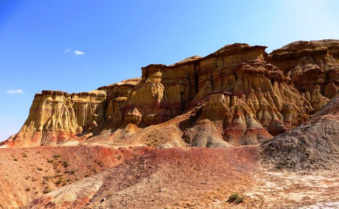 Felsformation Weiße Stupa (Tsagaan Suvarga)