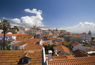 Panoramablick auf Lissabon