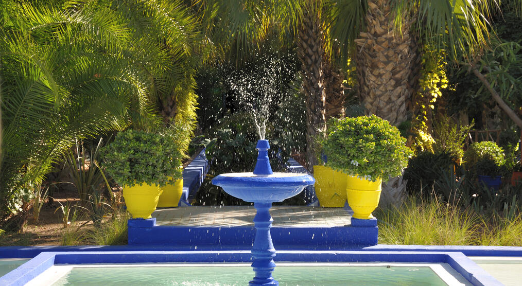 Brunnen im Jardins Majorelle