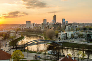 Panorama von Vilnius