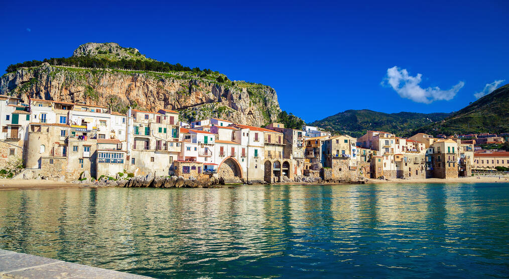 Hafenblick auf Cefalu