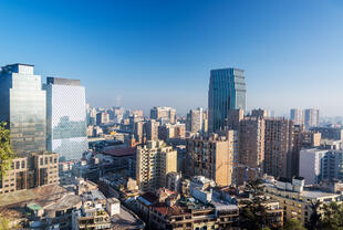 Panorama von Santiago de Chile