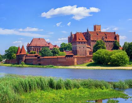 Blick auf die Marienburg