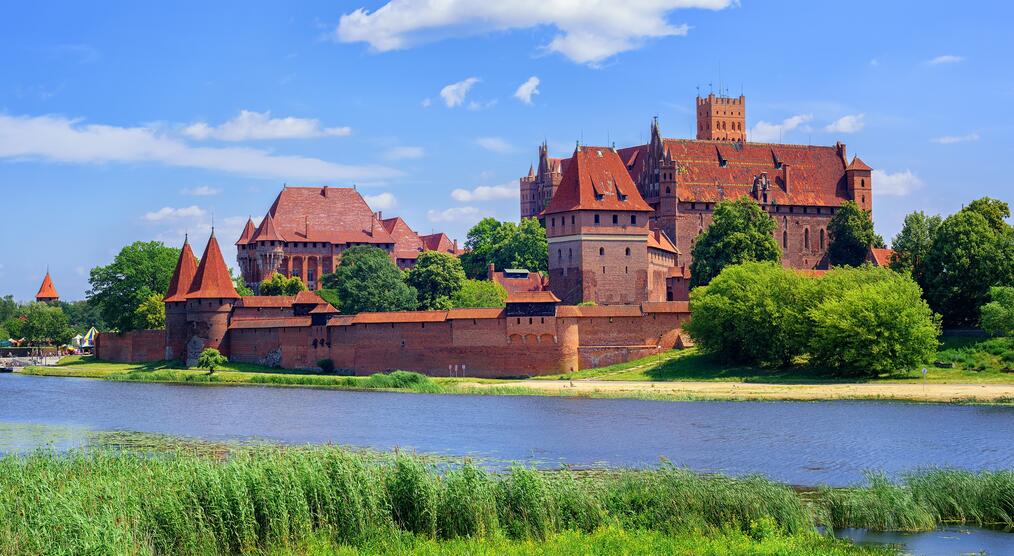 Blick auf die Marienburg