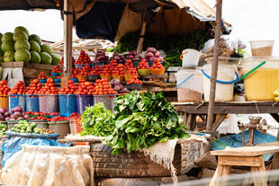 Obst & Gemüsemarkt in Mosambik