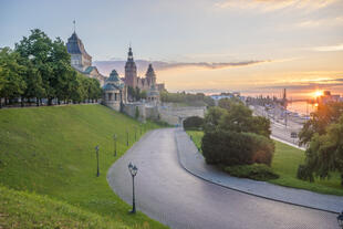 Blick auf die Altstadt von Stettin