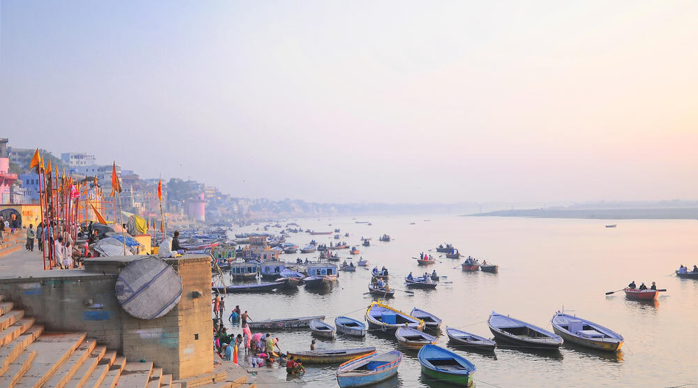 Ganges Fluss in Indien