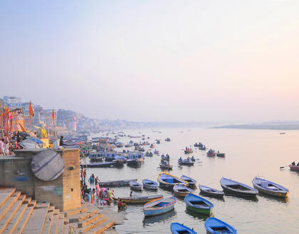 Ganges Fluss in Indien