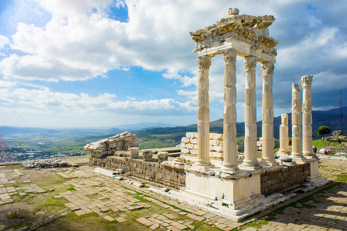 Trajan Tempel in Pergamon