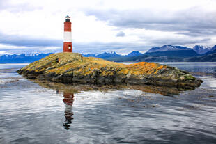 'Faro Les Éclaireurs' - Leuchtturm am Beagle Kanal