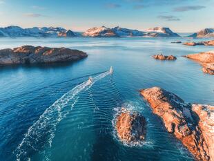 Fischerboote auf den Lofoten