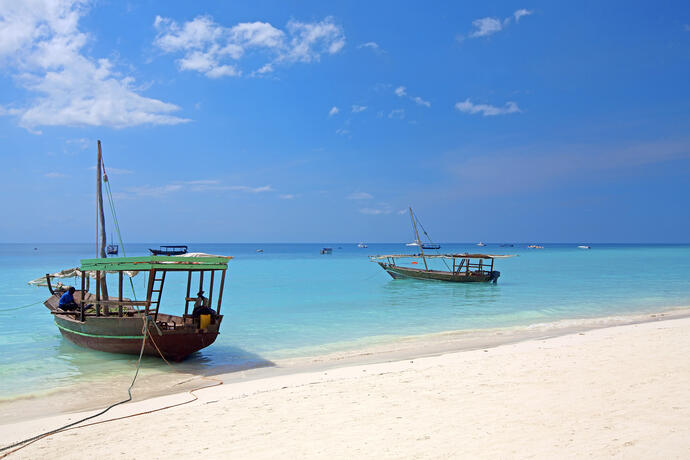 Strand auf Sansibar