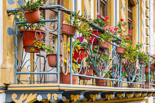 Balkon in Cuenca