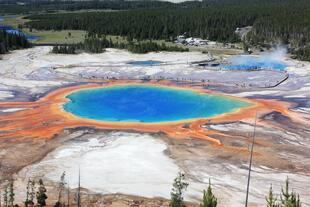 Grand Prismatic Spring im Yellowstone-Nationalpark