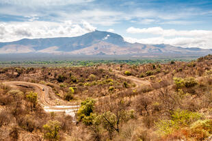 Landschaft der Mursi