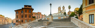 Panorama der Spanischen Treppe