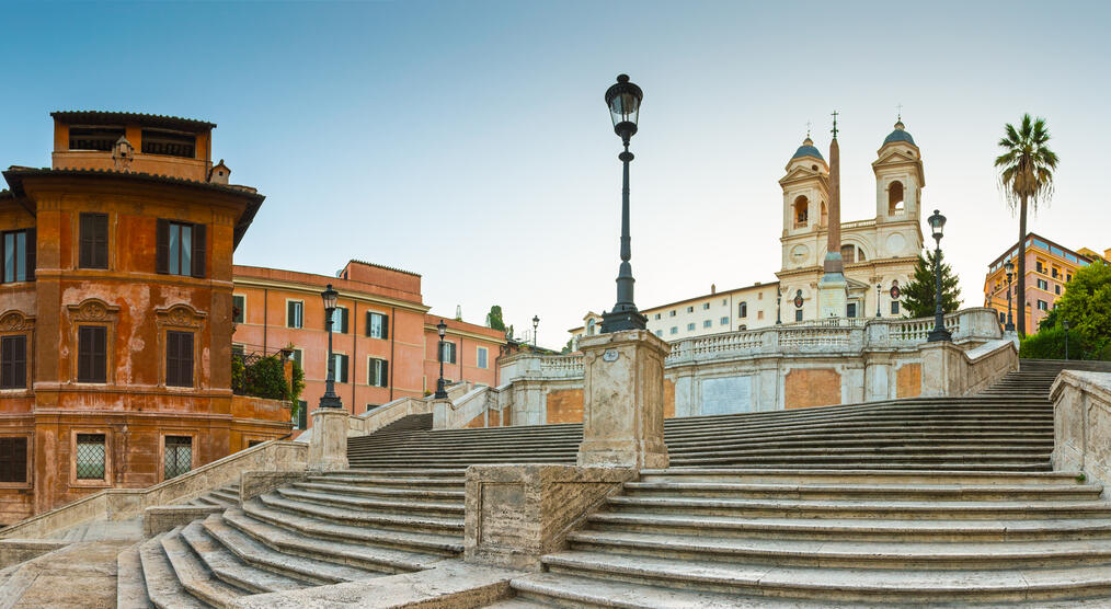 Panorama der Spanischen Treppe