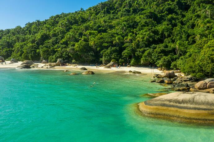 Strand auf der Campeche Insel