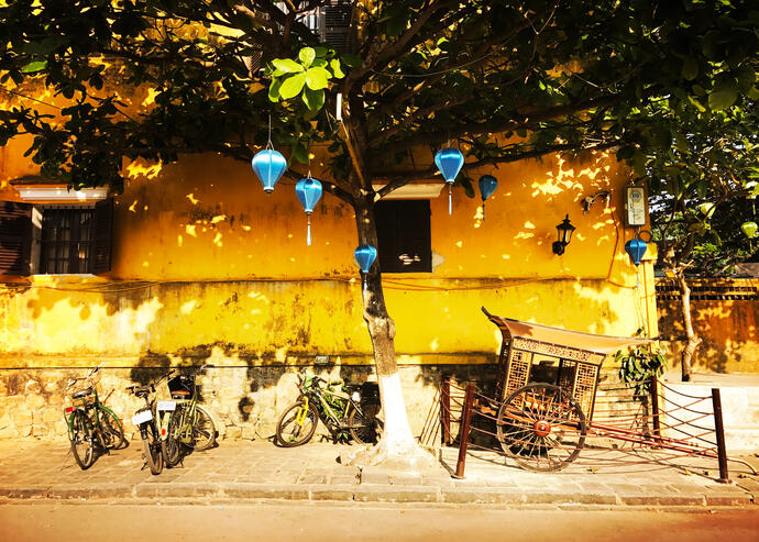 Straße im charmantem Hoi An 