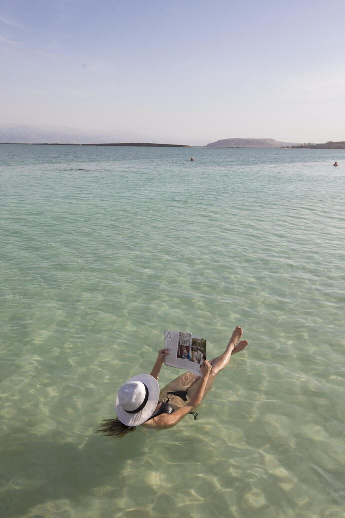 Treiben im Toten Meer