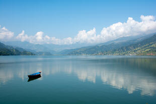 Blick auf den Phewa See