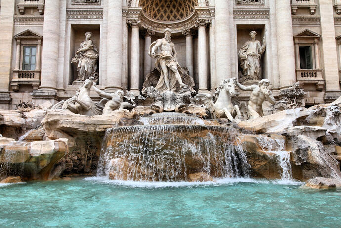 Rom Trevi Fountain