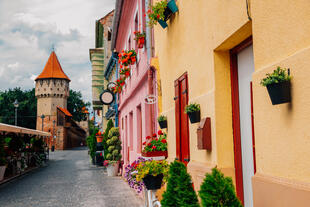 Straße in Hermannstadt 