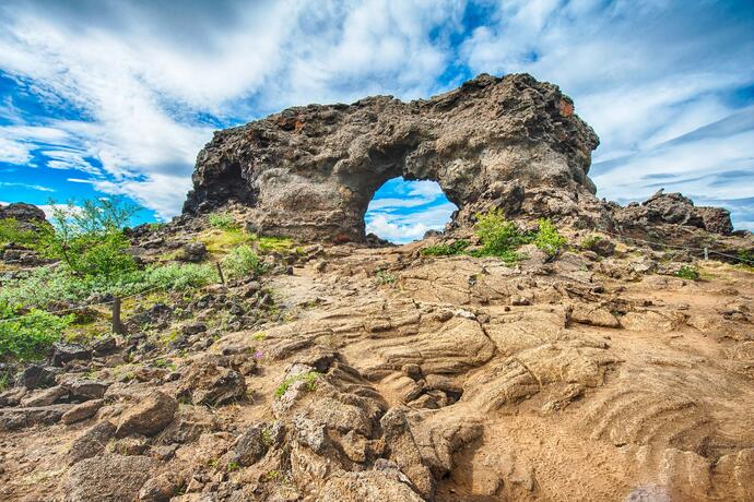 Lavalabyrinth Dimmuborgir