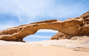 Steinformation in Wadi Rum