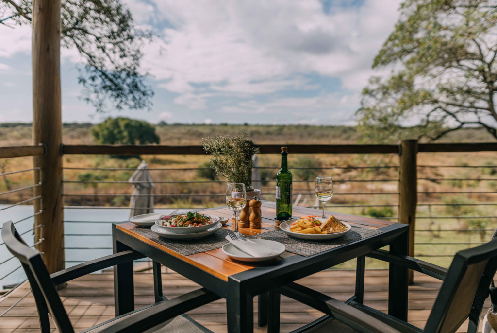 Aussicht vom Restaurant