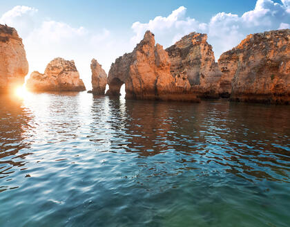 Felsen der Ponta da Piedade 