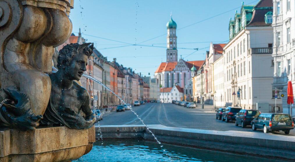 Herkulesstatue in Augsburg