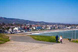 Strandpromenade in Bray