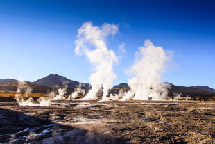 Aktive Geysir in Atacama