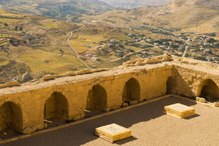 Blick von der Burg Kerak