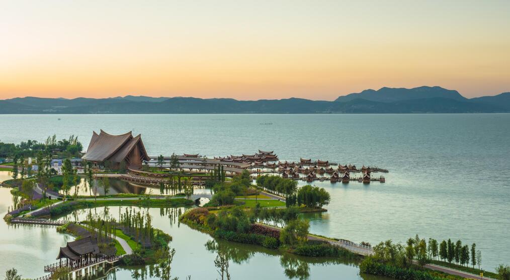 Dianchi Wetland in Kunming, Yunnan, China