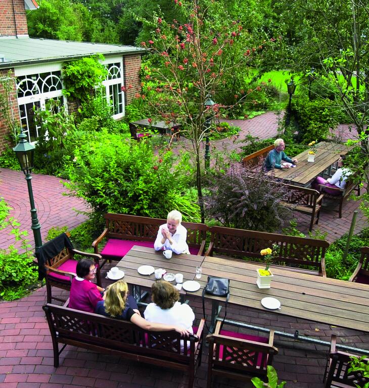 Garten im Hotel Kunzehof