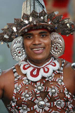 Traditionelle Tänzer in Kandy