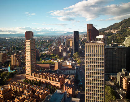 Blick auf Bogota