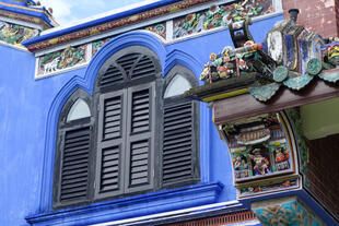 Ornamente an chinesischem Tempel 